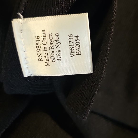 Vintage Coldwater Creek Black Long Sleeve Sweater W Beaded Bodice 1X - Picture 13 of 13